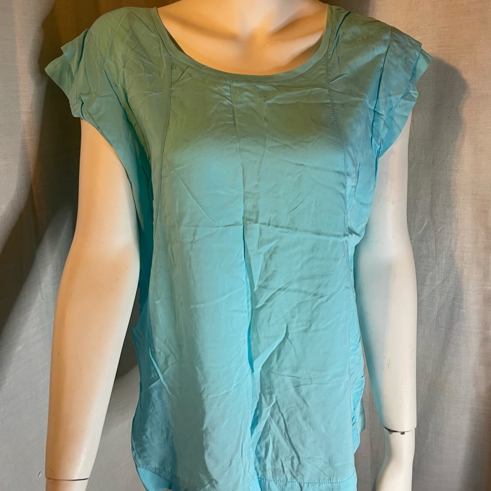 Zara blue top NWT, Sz M